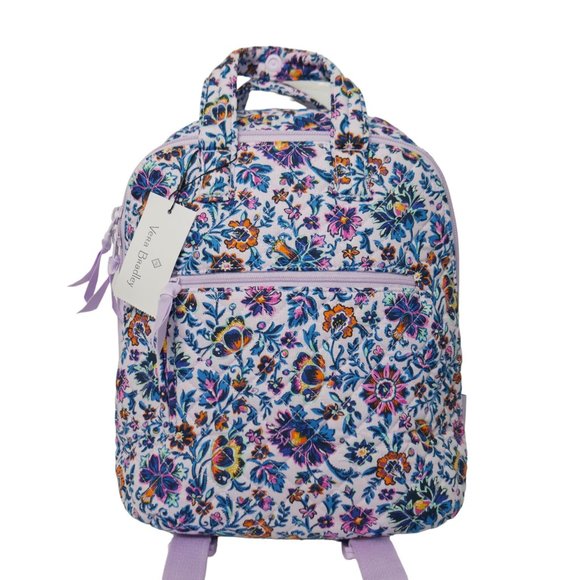 Vera Bradley Cloud Vine Small Backpack Vera Bradley ReActive Campus Totepack Cloud Vine Multi print  main image 3